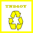Remanufactured TN240Y Yellow Standard Capacity Toner Cartridge - 1400 Pages.