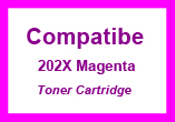 Compatible 202X High Yield Magenta Laser Toner Cartridge - 2500 Pages