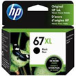 HP 67XL Black High Yield Ink Cartridge (3YM57AA), 240 Pages.