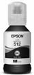 Epson EcoTank T512 Black Ink Bottle, 8000 Pages.