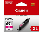 Canon CLI-651XLM Magenta High Yield Ink Cartridge, 750 Pages.