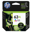 HP 63XL Tri-Colour High Yield Ink Cartridge, 330 Pages.