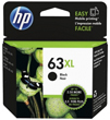 HP 63XL Black High Yield Ink Cartridge, 480 Pages.