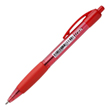 Ballpoint Retractable Pen with Grip Medium Red