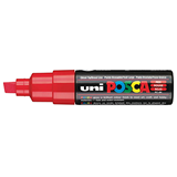 Uni Posca Marker 8.0mm Broad Chisel Tip Red PC-8K