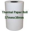 Eftpos Thermal Paper Roll 57mm X 38mm 10 Pack